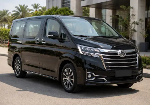 Luxury van vehicle for comfortable private group journeys