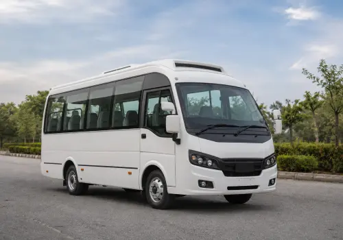 Mini bus vehicle for private group travel with driver