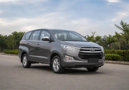 Toyota Innova Crysta vehicle for comfortable road travel