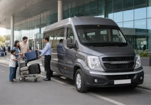 Airport pickup and drop service with private driver support