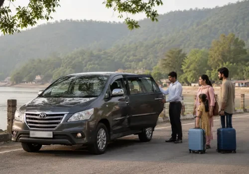 Private vehicle with driver for Haridwar and Rishikesh road travel