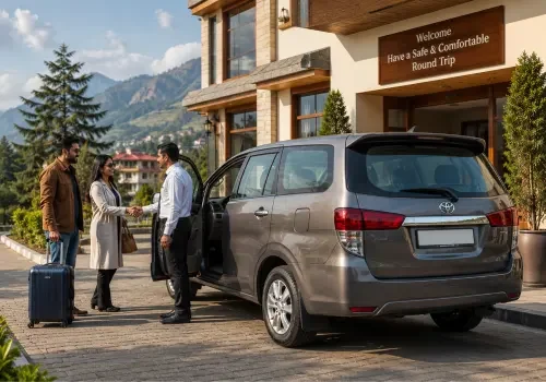 One way taxi service with driver for direct road travel