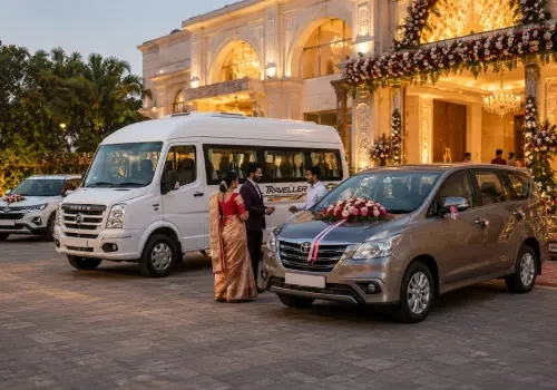 Wedding and family function vehicles with driver support